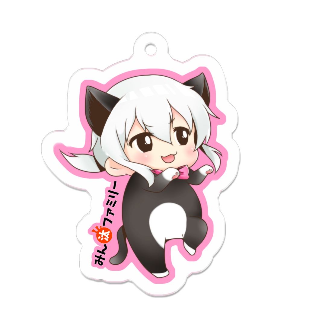 みん汰ファミリー★Minta　ゆる猫ぐるみアクリルキーホルダー