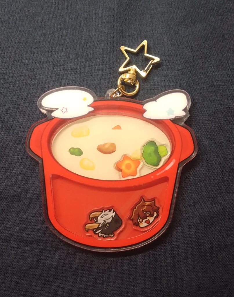 タングリスニル先生と主4のシャカシャカアクキー