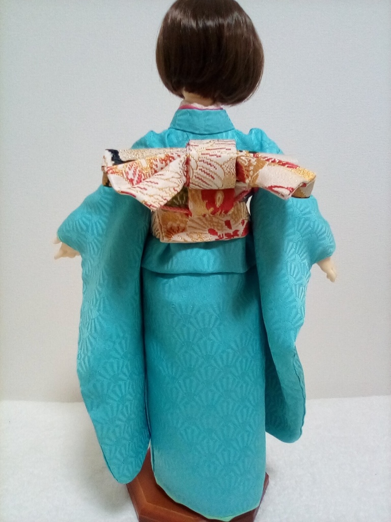 【送料込み】SDM 40cmドール 着物 振り袖セット 天色