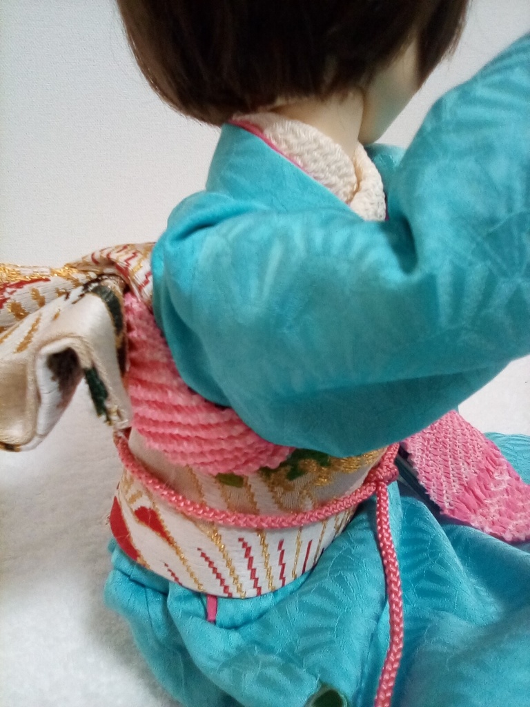 【送料込み】SDM 40cmドール 着物 振り袖セット 天色