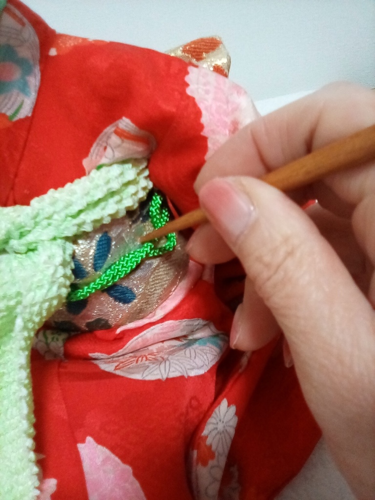 【送料込み】SDM 40cmドール 着物 振り袖セット 紅華