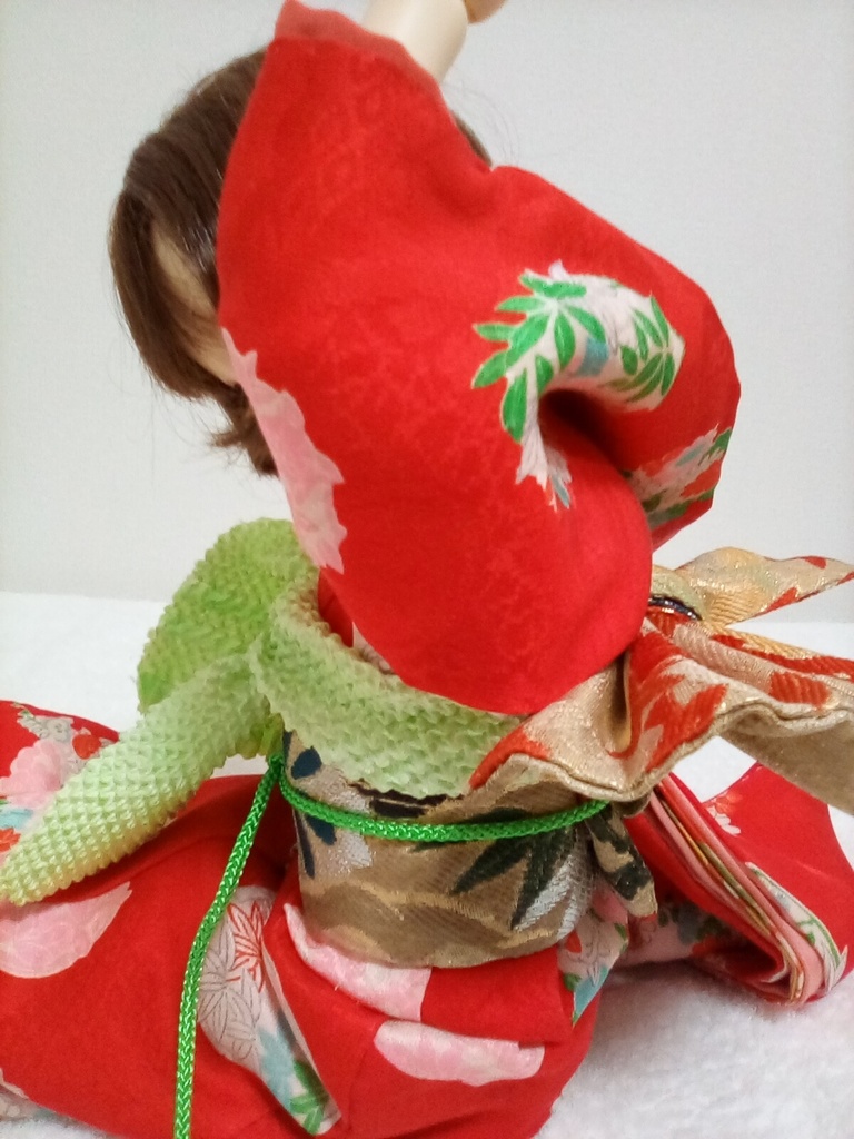 【送料込み】SDM 40cmドール 着物 振り袖セット 紅華