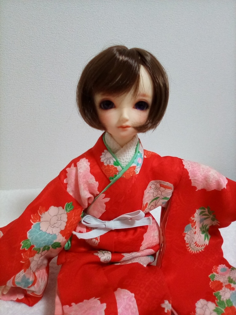 【送料込み】SDM 40cmドール 着物 振り袖セット 紅華