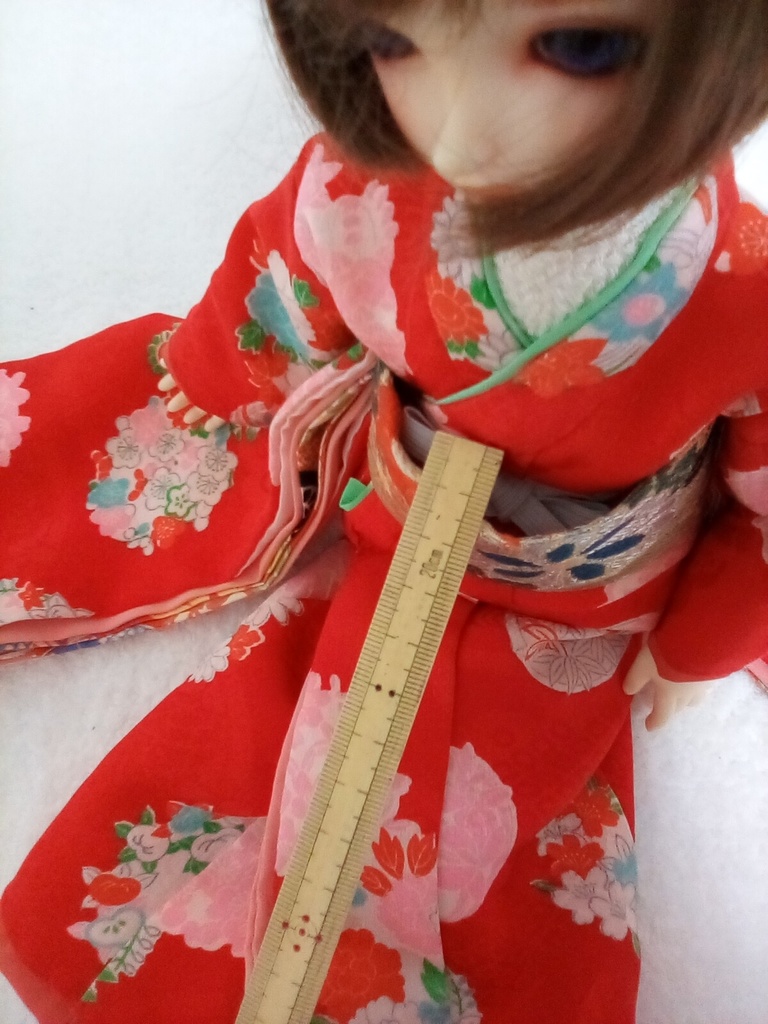 【送料込み】SDM 40cmドール 着物 振り袖セット 紅華