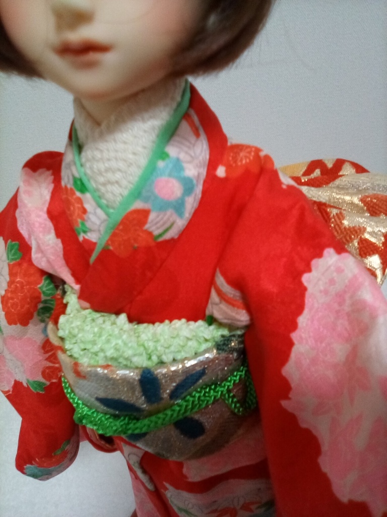 【送料込み】SDM 40cmドール 着物 振り袖セット 紅華