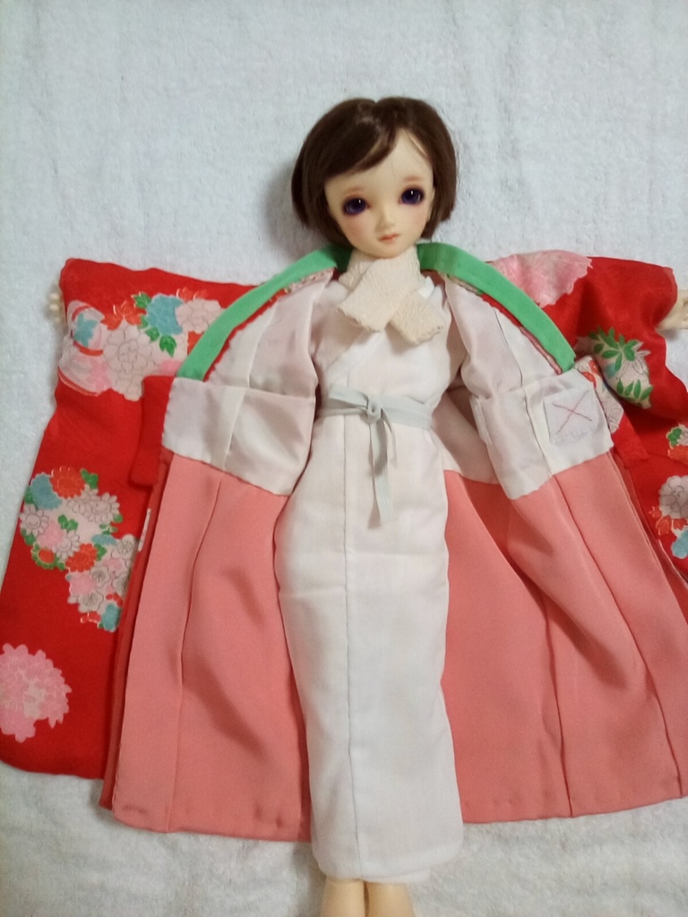 【送料込み】SDM 40cmドール 着物 振り袖セット 紅華