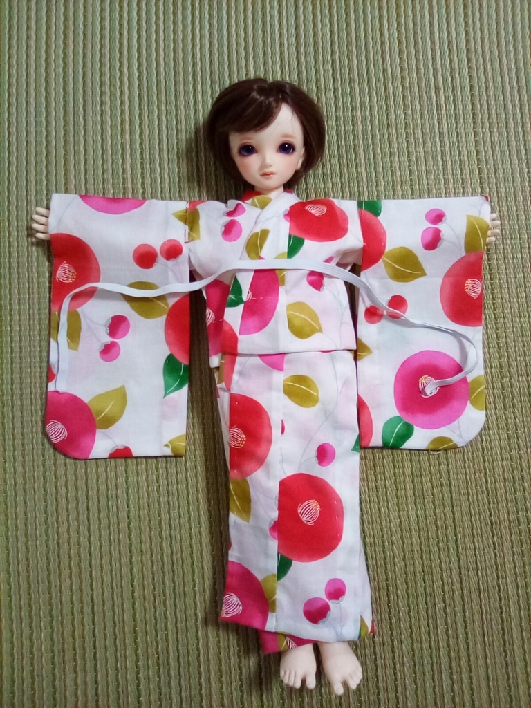 【送料込み】SDM 40cmドール 浴衣セット 椿