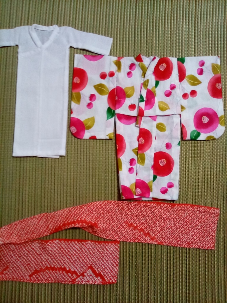 【送料込み】SDM 40cmドール 浴衣セット 椿