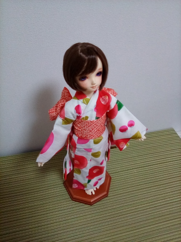 【送料込み】SDM 40cmドール 浴衣セット 椿