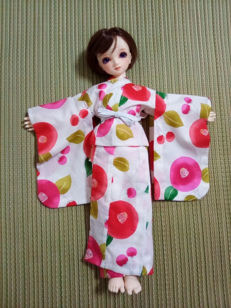 【送料込み】SDM 40cmドール 浴衣セット 椿