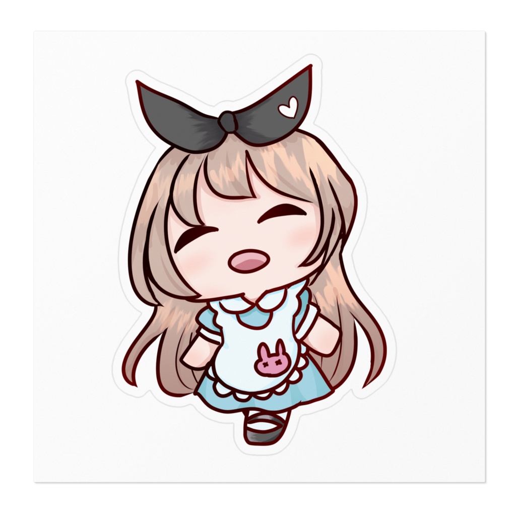 兎屋アリスデフォルメステッカー