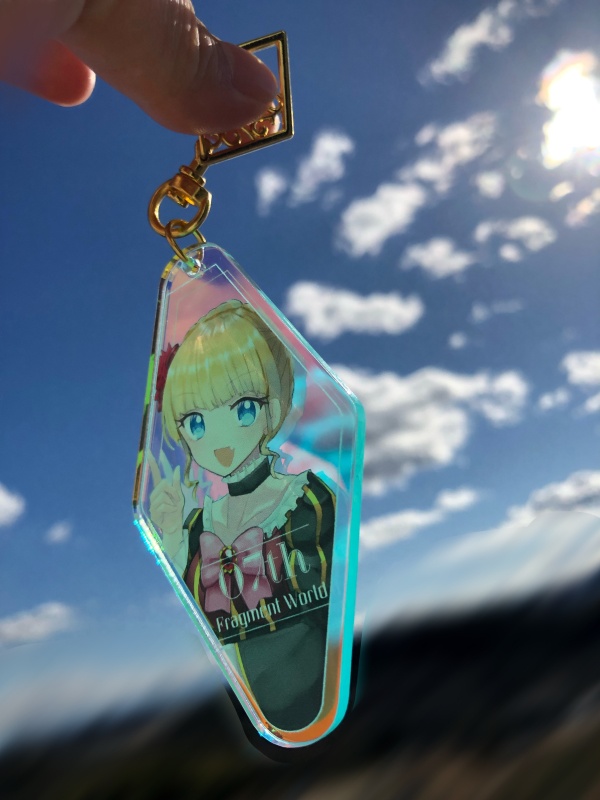 オーロラアクリルキーホルダー