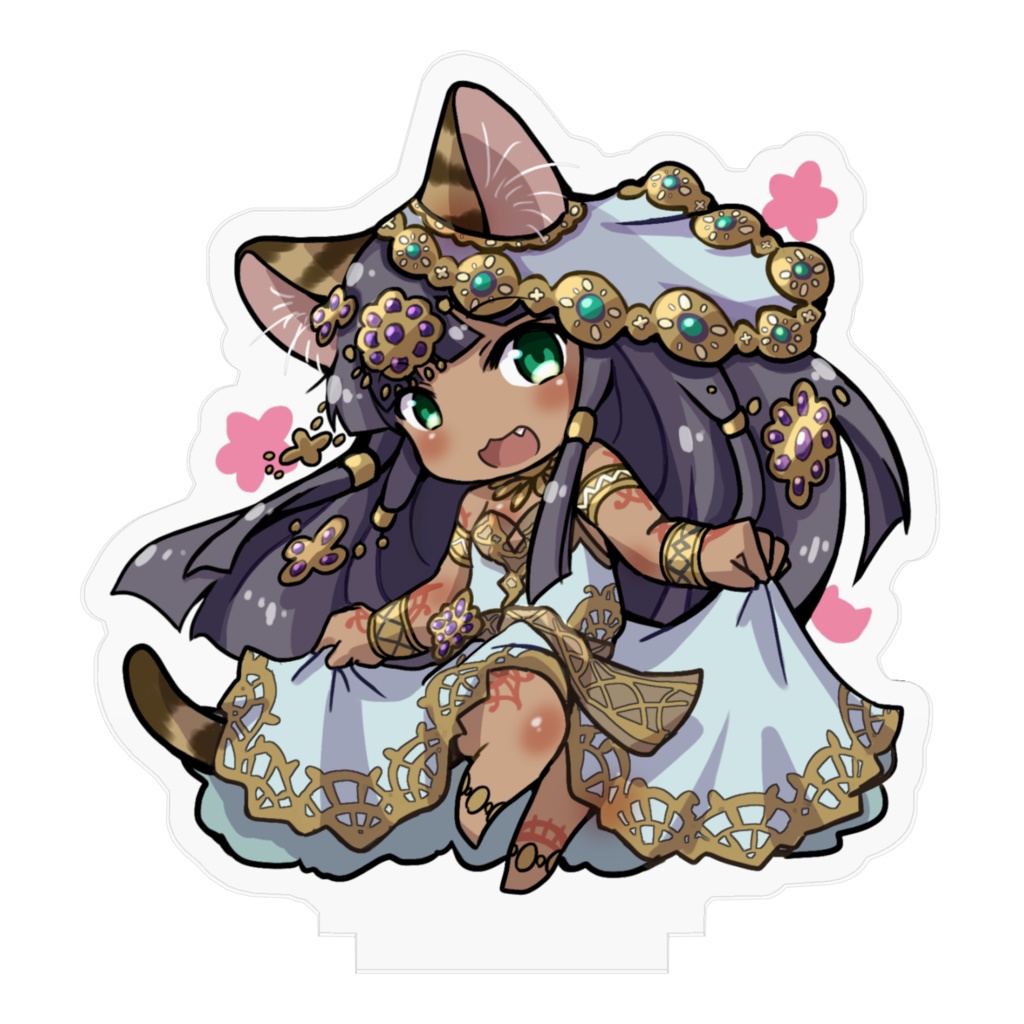 アクリルスタンド「可憐な花嫁・バステト」(70x70mm)