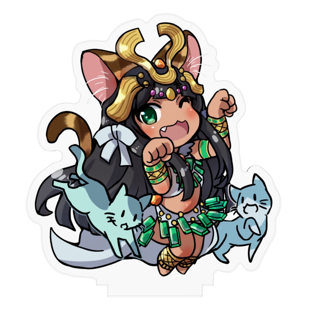 アクリルスタンド「超転生バステト」(70x70mm)