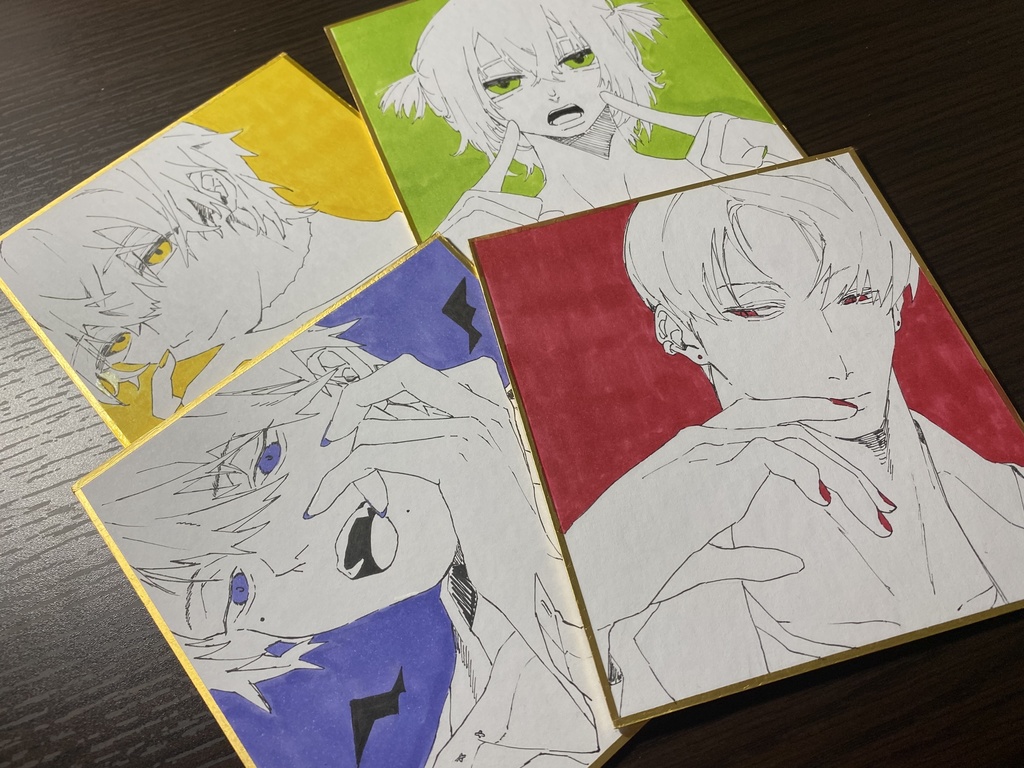 【原画】ミニ色紙