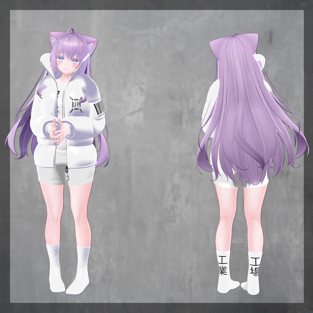 『5アバター対応』【 パフジャケット】Puff Jacket