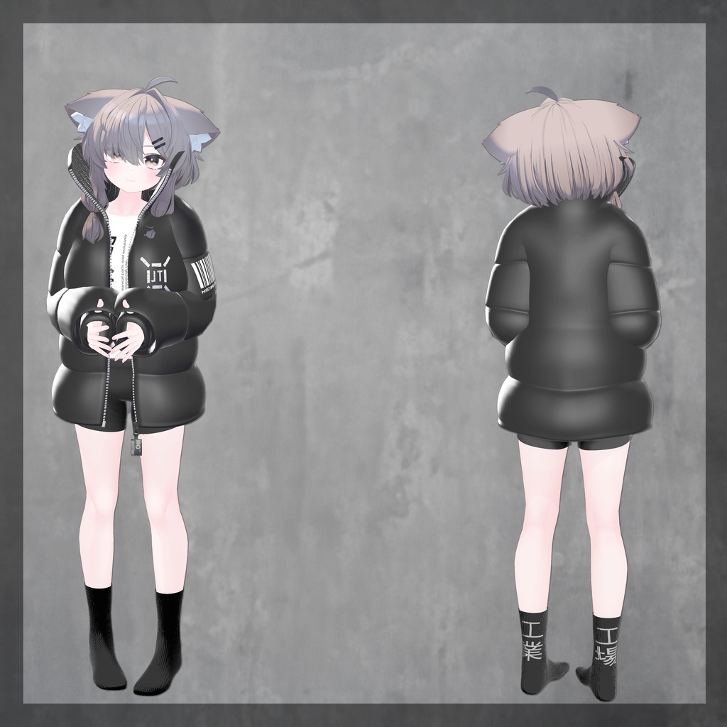 『5アバター対応』【 パフジャケット】Puff Jacket