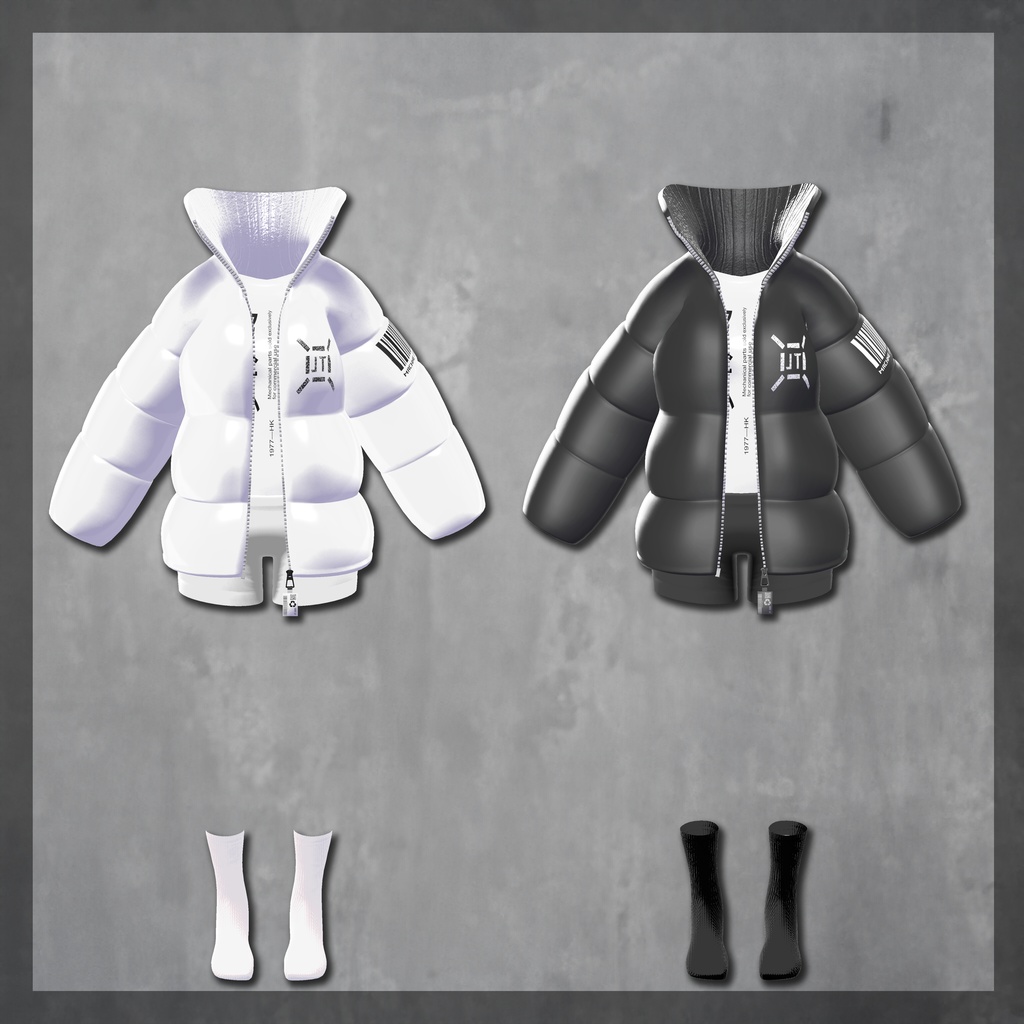 『5アバター対応』【 パフジャケット】Puff Jacket