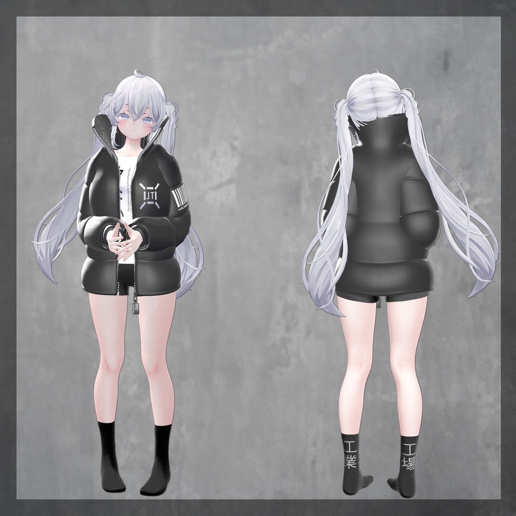 『5アバター対応』【 パフジャケット】Puff Jacket