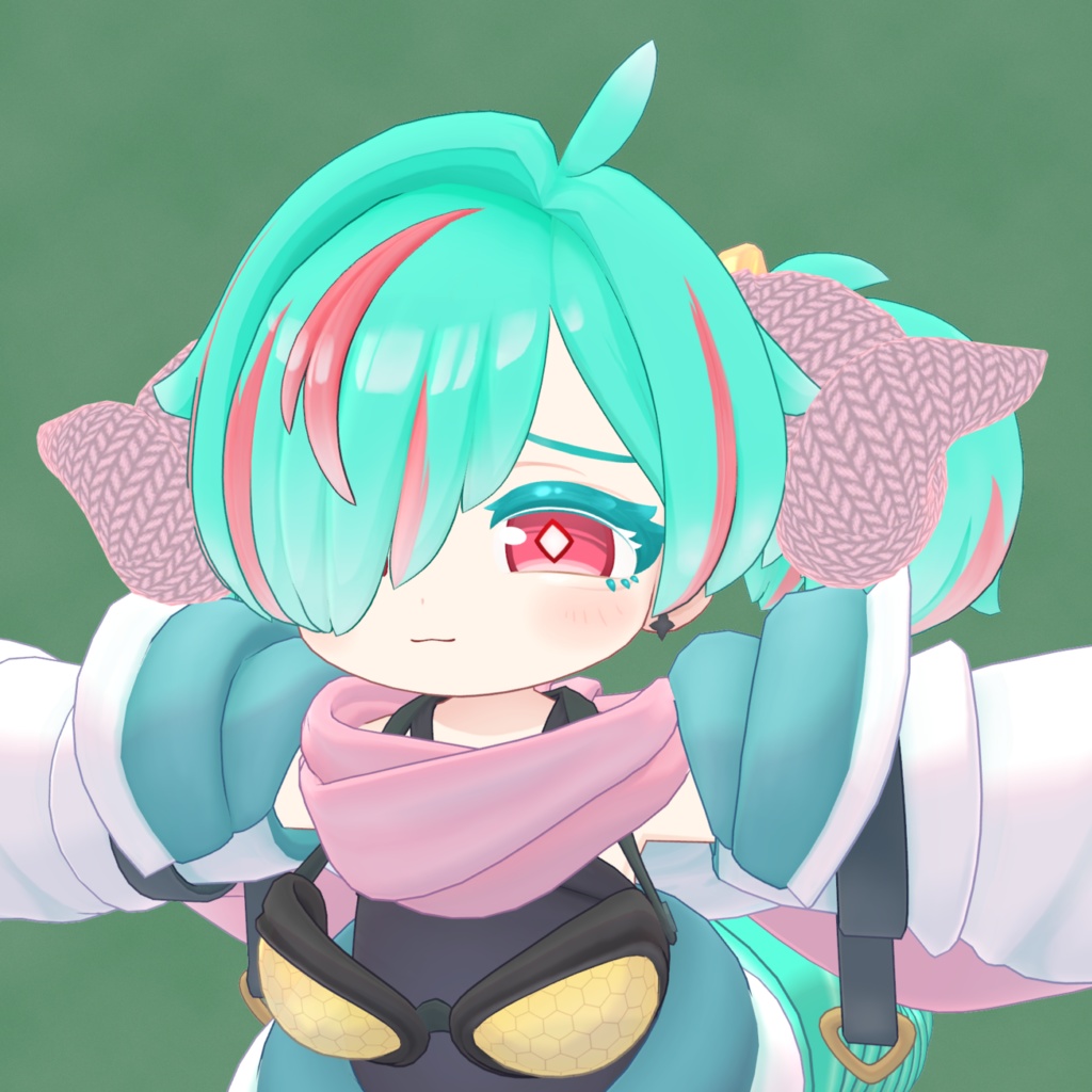 【イオ・ドラゴニュート対応】イオちゃんニット角カバー