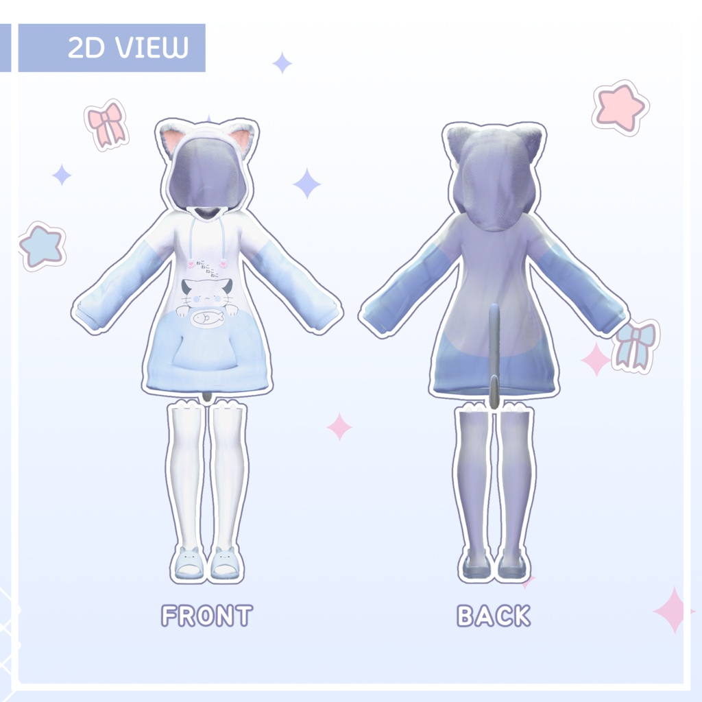 【3Avatar】 MYAA Cat Hood