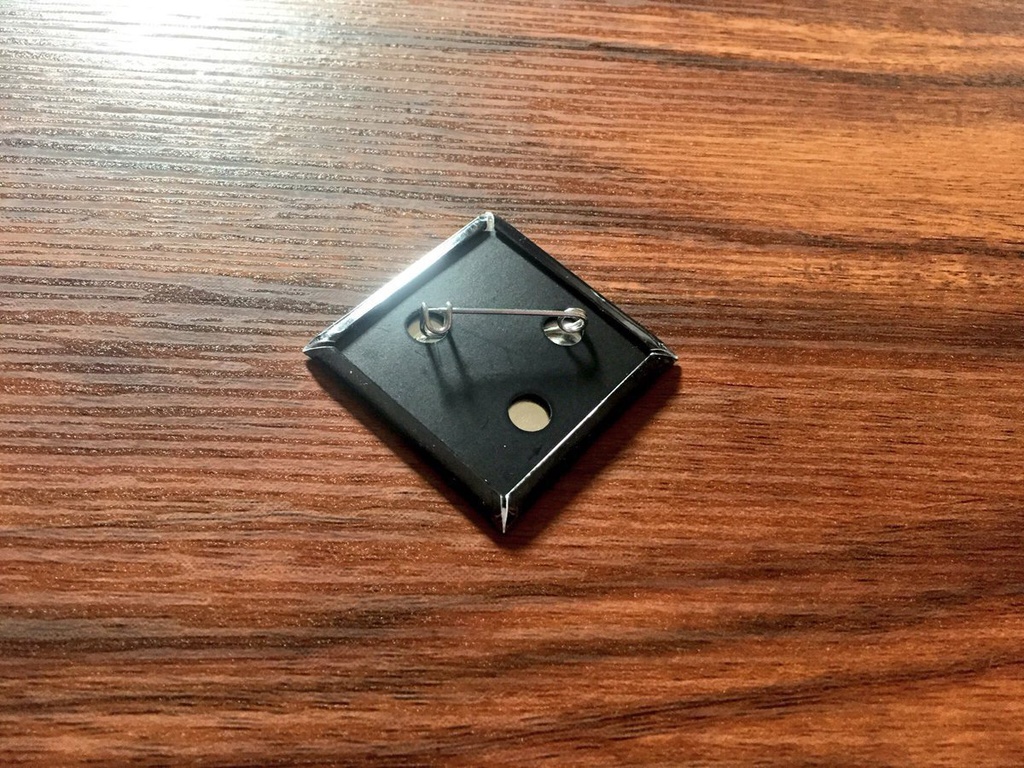 セト神/古代エジプト/菱形缶バッジ