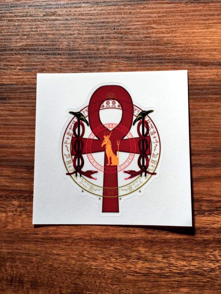 セト神/古代エジプト/ステッカー