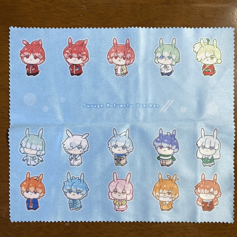 メガネ拭き 冬毛のうさぎ