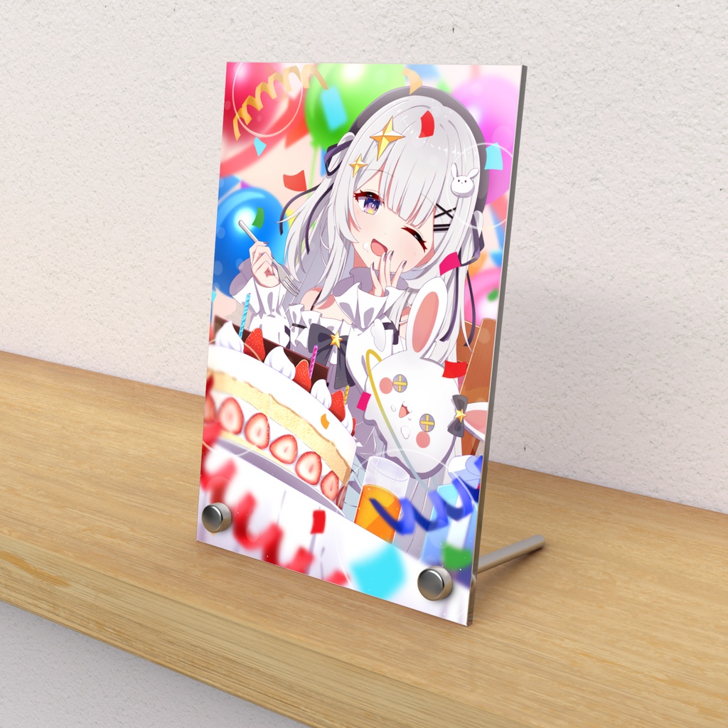 ♦ 限定販売 ♦ 月乃すてら 誕生日記念グッズ アクリルフォトパネル