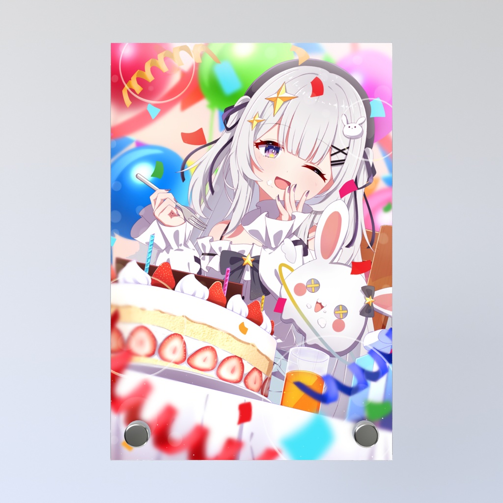 ♦ 限定販売 ♦ 月乃すてら 誕生日記念グッズ アクリルフォトパネル