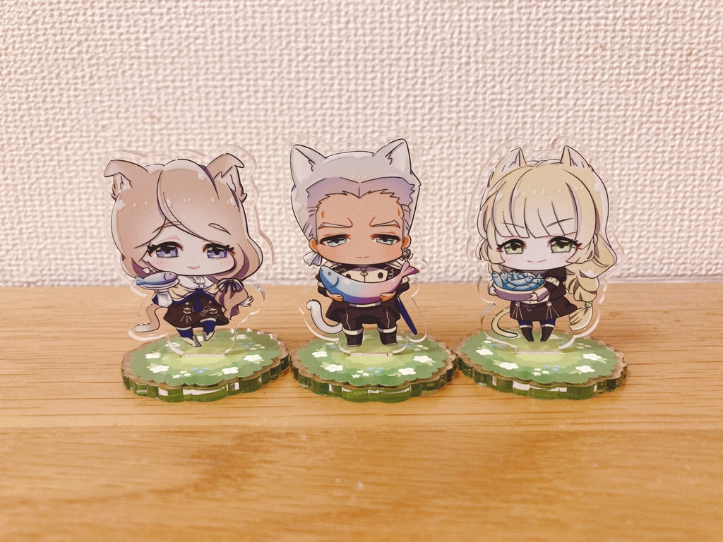 FE風花雪月にゃんこ青獅子アクリルスタンド