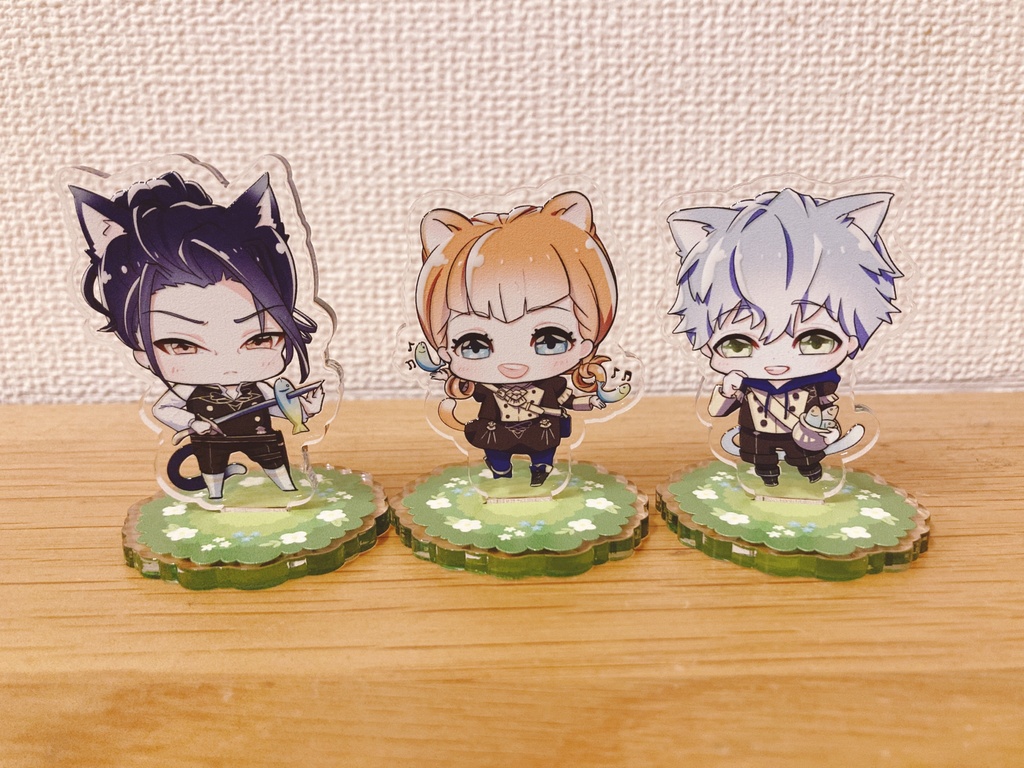 FE風花雪月にゃんこ青獅子アクリルスタンド