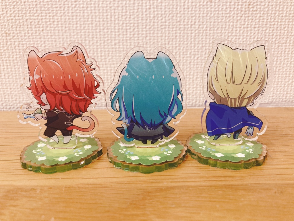 FE風花雪月にゃんこ青獅子アクリルスタンド