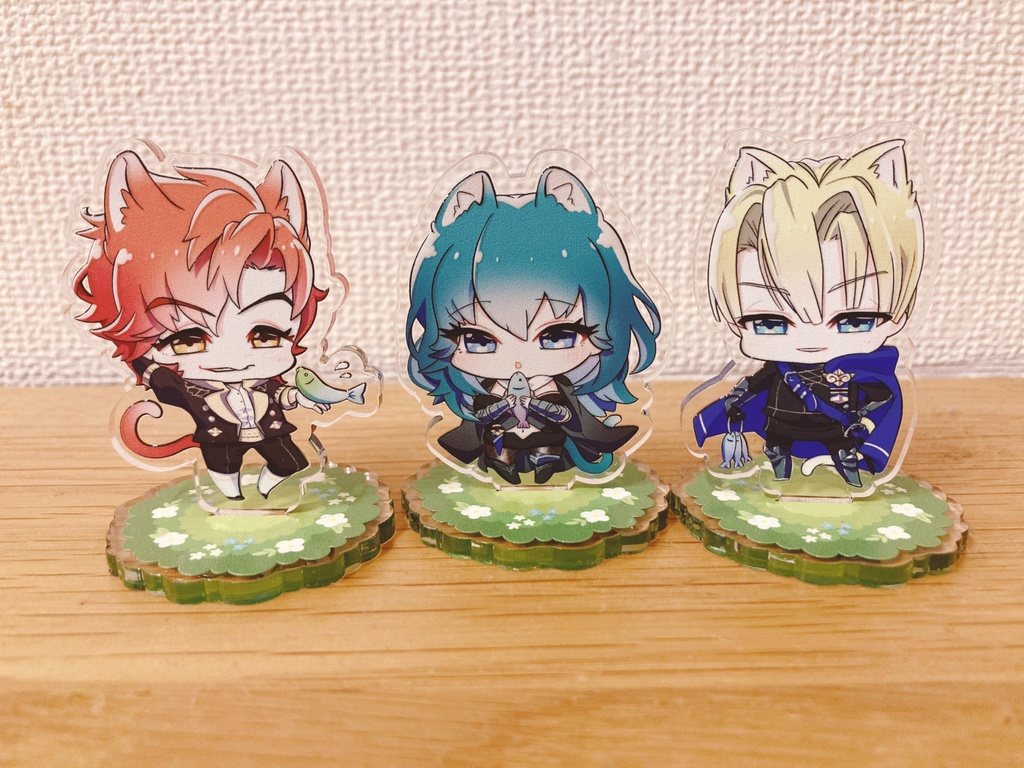 FE風花雪月にゃんこ青獅子アクリルスタンド