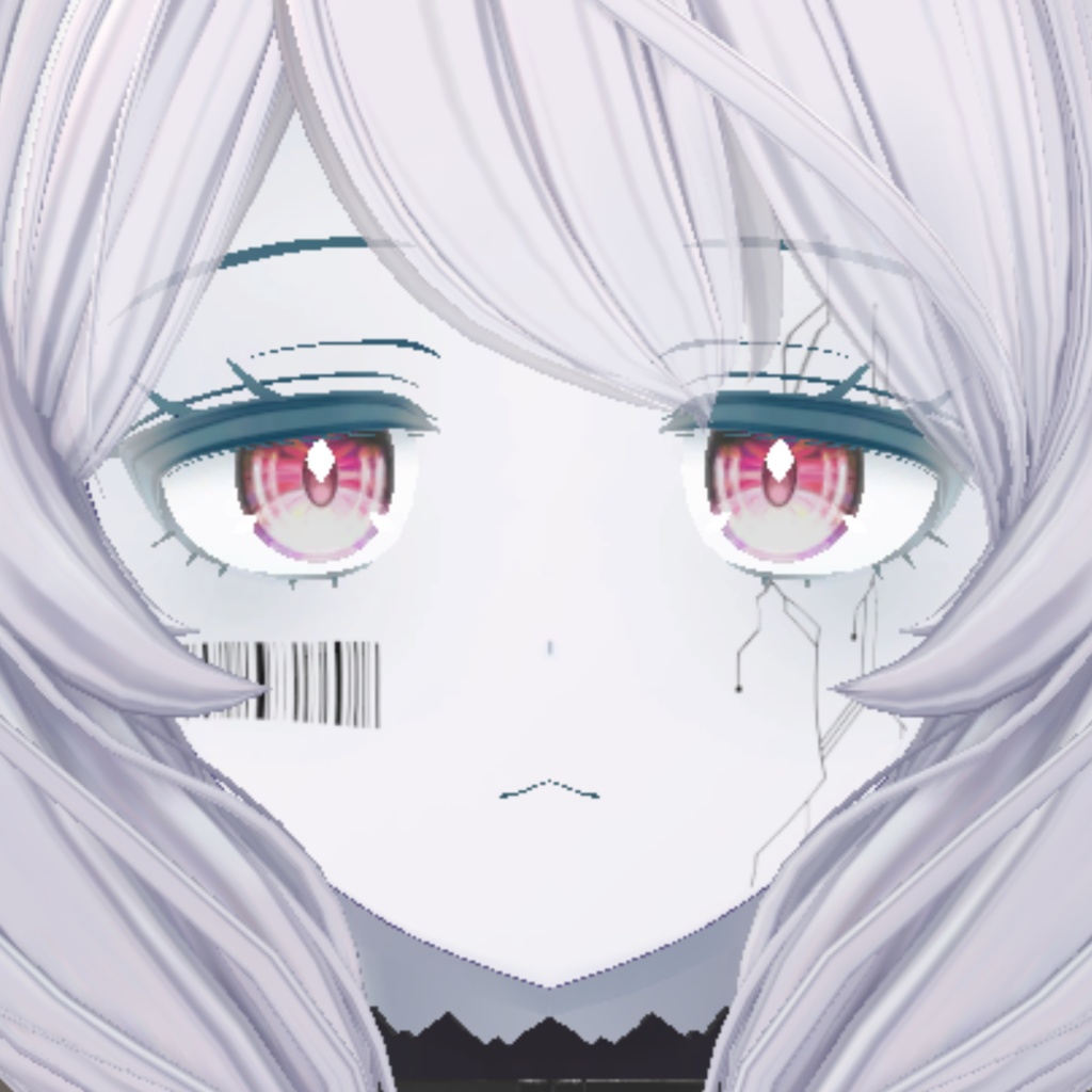 サイバーメイクテクスチャ【5アバター対応】