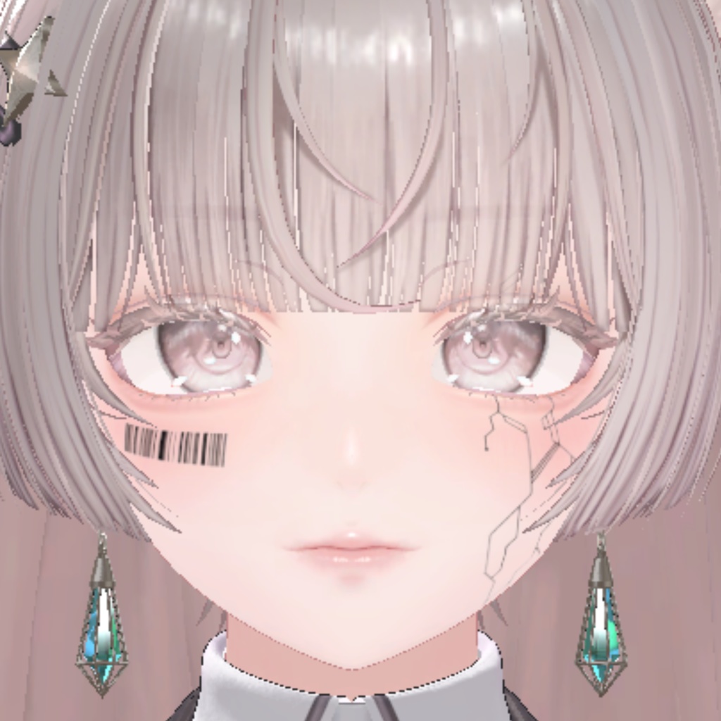 サイバーメイクテクスチャ【5アバター対応】