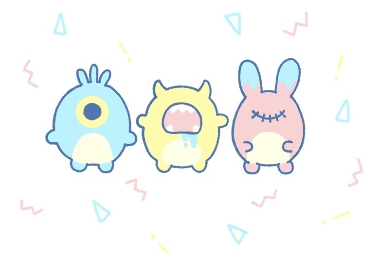 モンスターちゃんジップパーカー