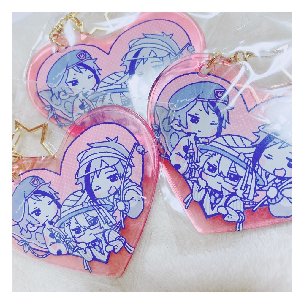 イベSRオクタハートビニールキーホルダー