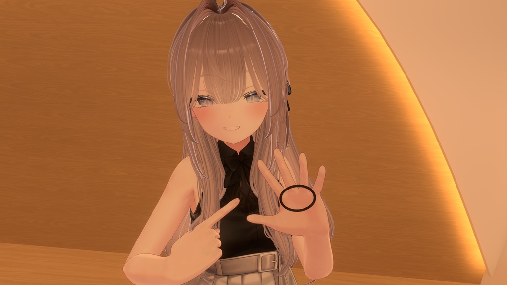 【MA対応】ヘアゴム式髪切り替えギミック