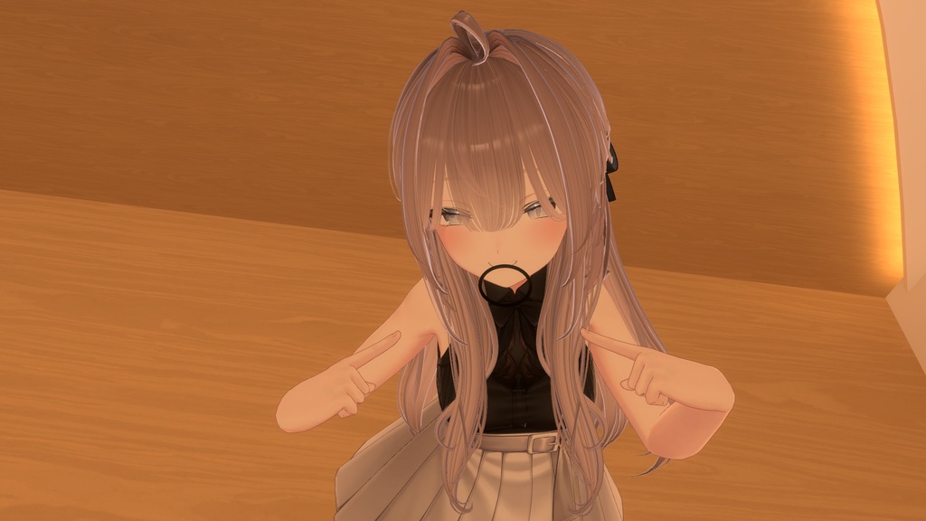 【MA対応】ヘアゴム式髪切り替えギミック