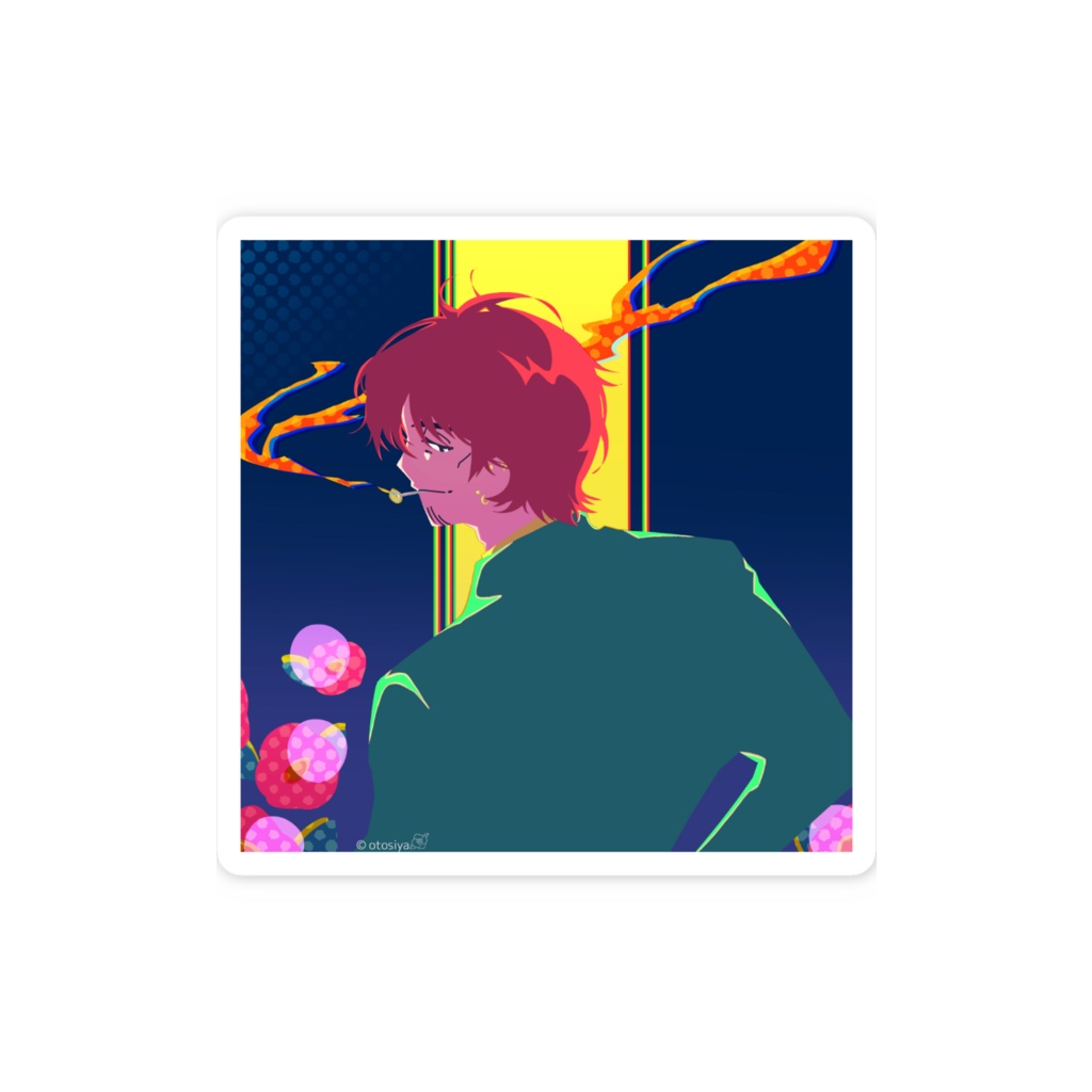 【トヲリャンセ／亥角】スマホステッカー