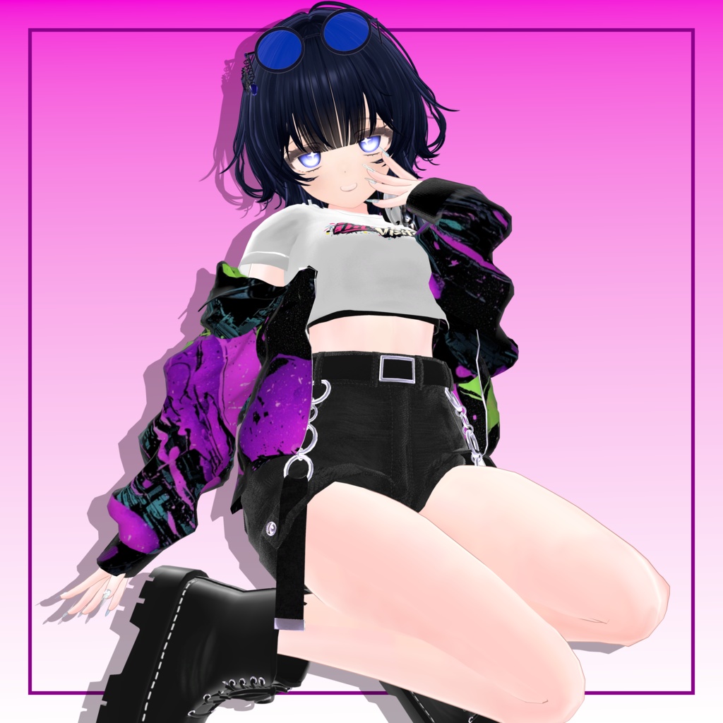 【自分好みの服にできる!×VRChat衣装】LV.1【8アバター対応】