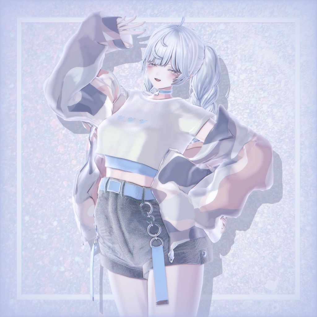【自分好みの服にできる!×VRChat衣装】LV.1【8アバター対応】