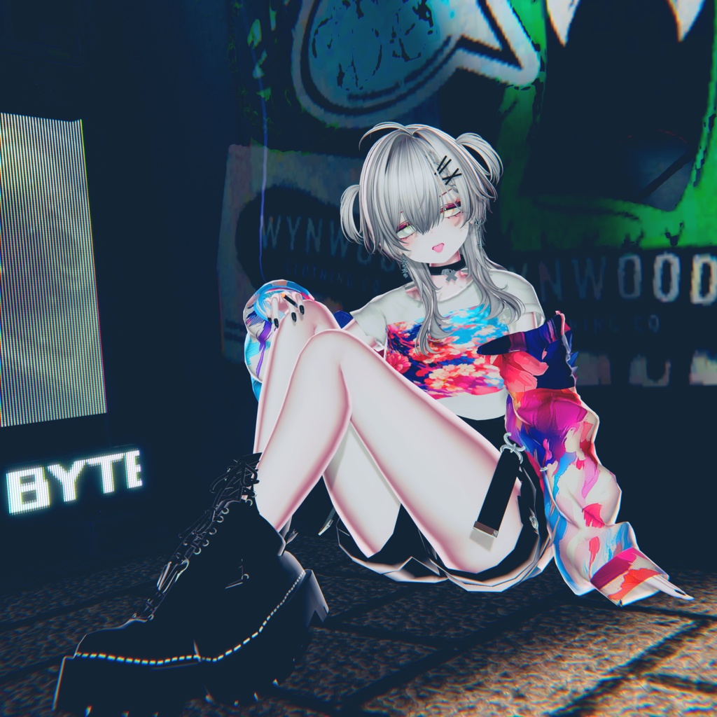 【自分好みの服にできる!×VRChat衣装】LV.1【8アバター対応】