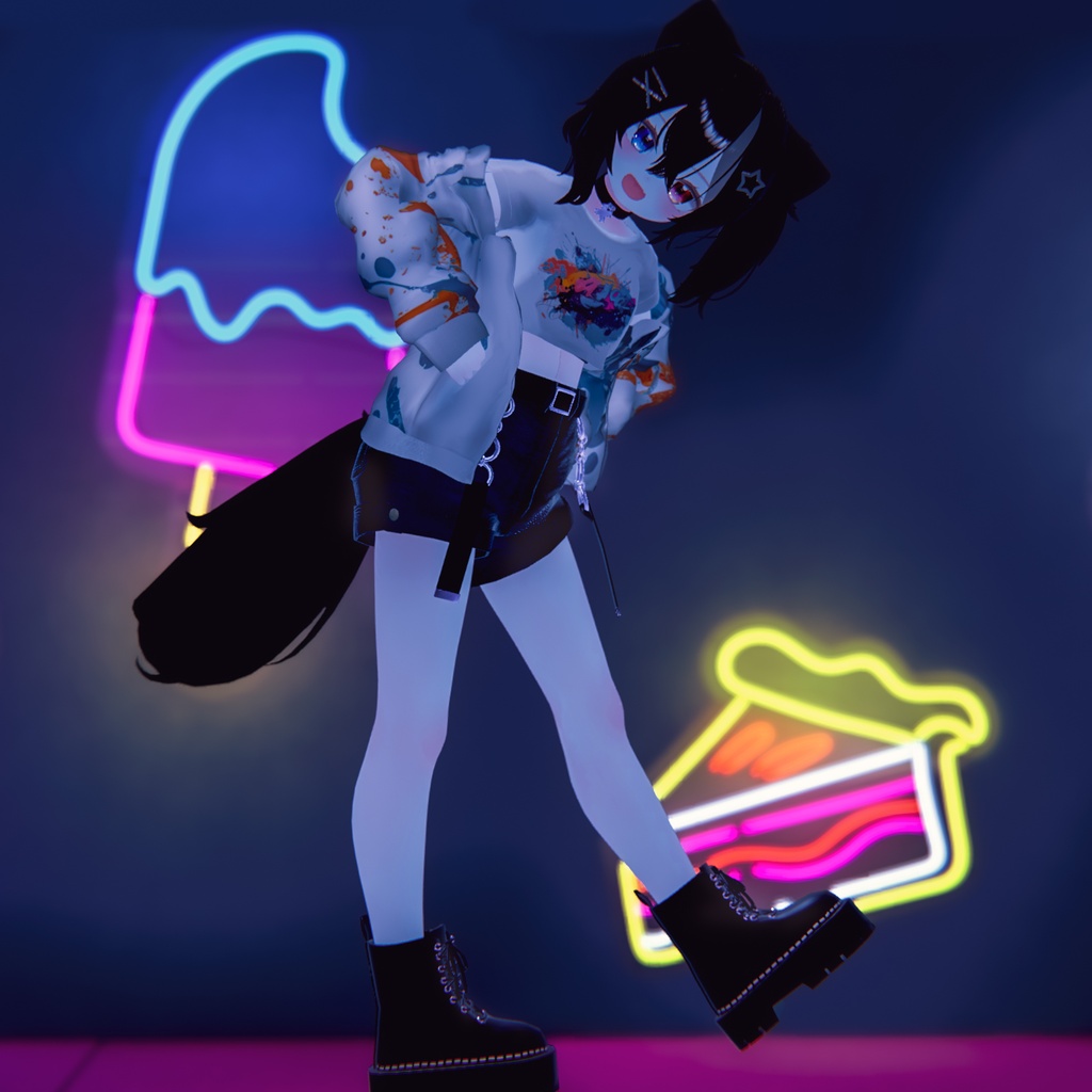 【自分好みの服にできる!×VRChat衣装】LV.1【8アバター対応】