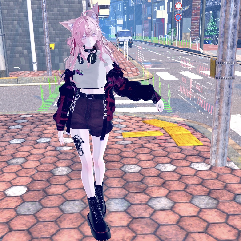 【自分好みの服にできる!×VRChat衣装】LV.1【8アバター対応】