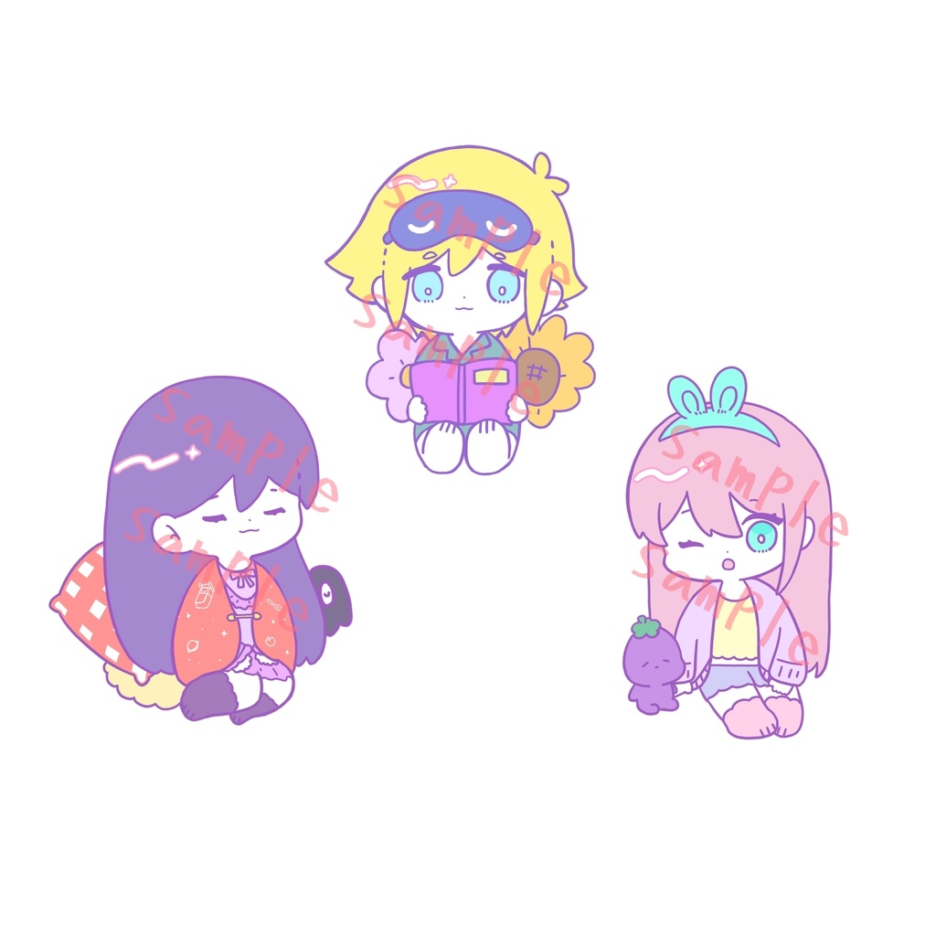 おやすみアクリルブロック