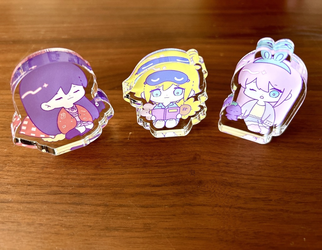 おやすみアクリルブロック