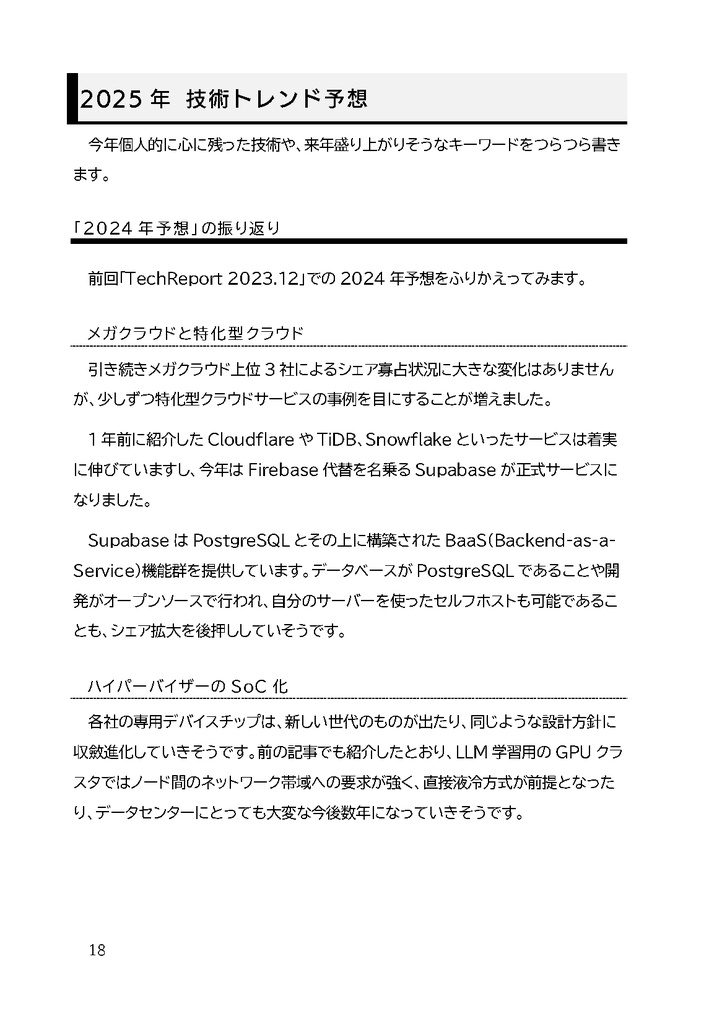 めもおきば TechReport 2024.12