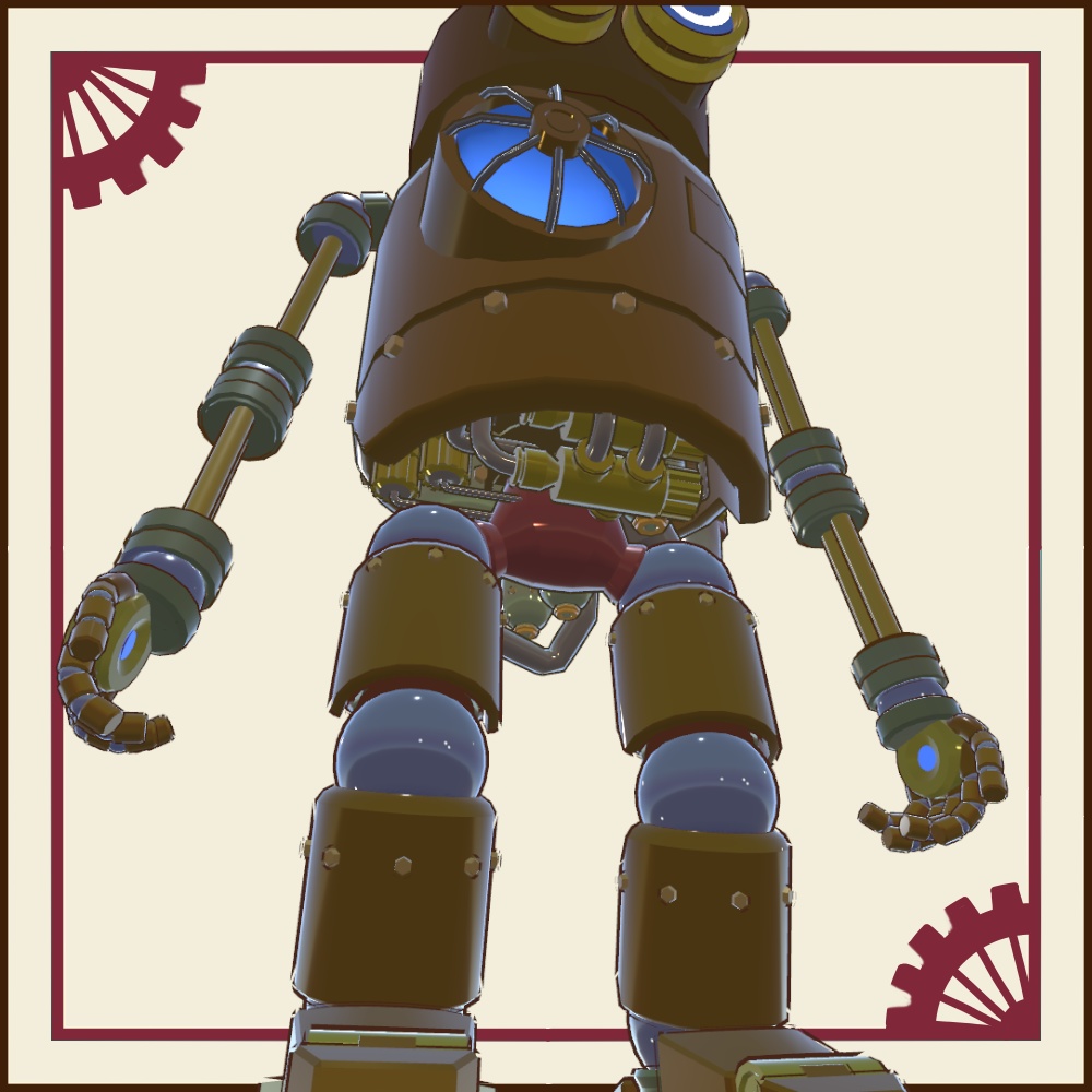 【無料】VRChat向けオリジナルアバター「poncotsu」